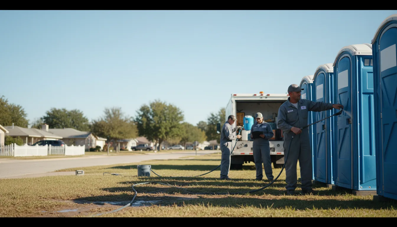 Long-Term Portable Toilet Rental in Stafford, TX near me